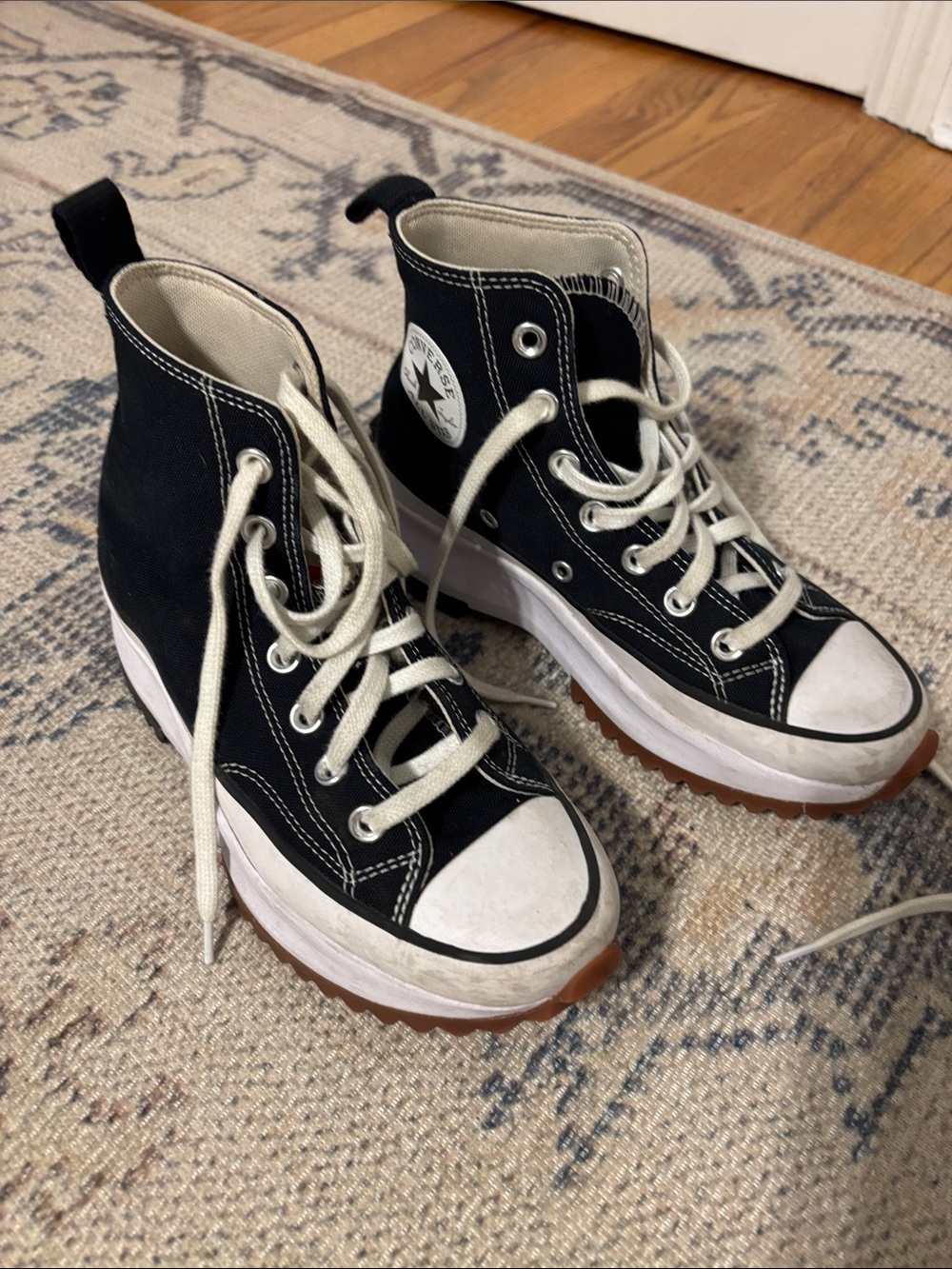 Converse Run Star Hike High Top Platform Sneakers-women’s 6/men’s 4.5